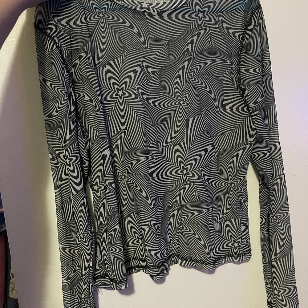 Current mood mesh long sleeve